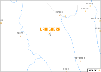 map of La Higuera