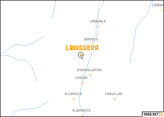 map of La Higuera