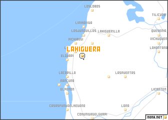 map of La Higuera