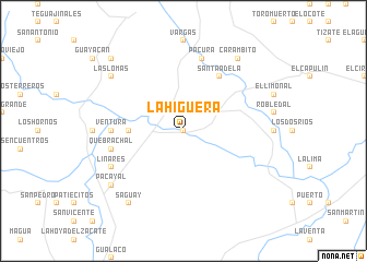 map of La Higuera