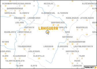 map of La Higuera