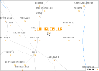 map of La Higuerilla