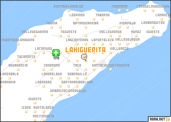 map of La Higuerita