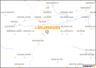 map of La Hija de Dios