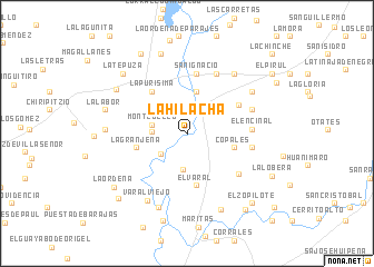 map of La Hilacha