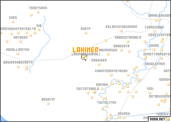 map of Laḩīmer