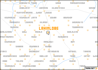 map of Lahim Lobé