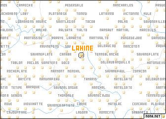 map of La Hine