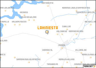 map of La Hiniesta