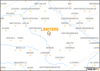 map of Lahitère