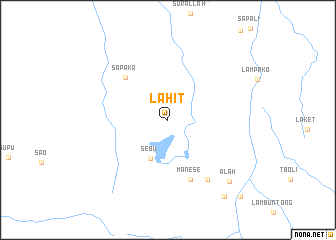 map of Lahit