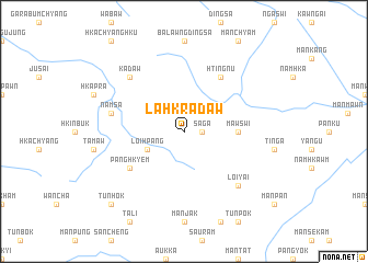 map of Lahkradaw