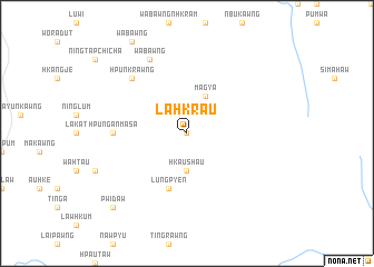 map of Lahkrau