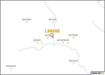 map of Lahkwe