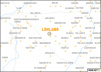 map of Lahlūbā