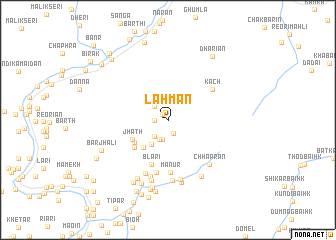 map of Lāhmān