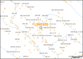 map of Lahmūrd