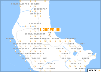 map of Lahoénuwi