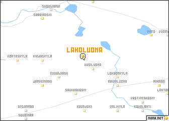 map of Laholuoma