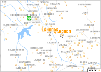 map of La Honda