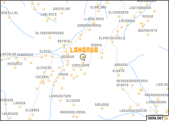 map of La Honda