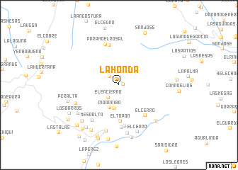 map of La Honda