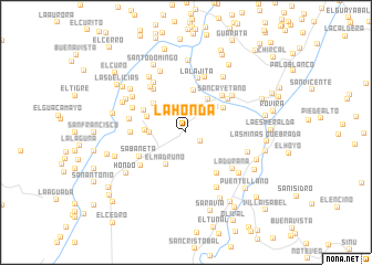 map of La Honda