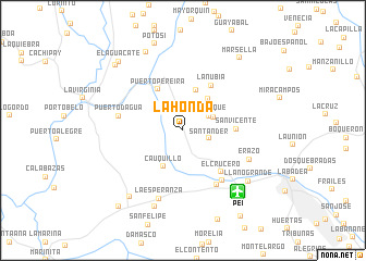 map of La Honda