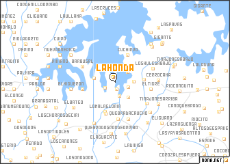 map of La Honda