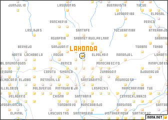 map of La Honda