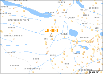 map of Lāhori