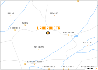 map of La Horqueta