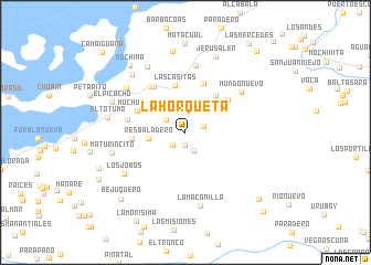 map of La Horqueta