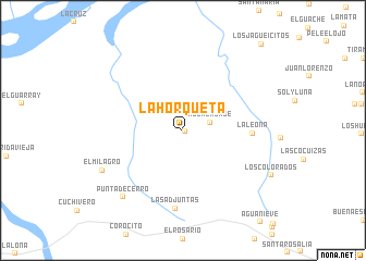 map of La Horqueta