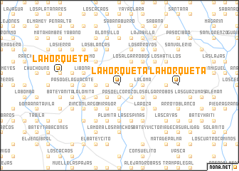 map of La Horqueta