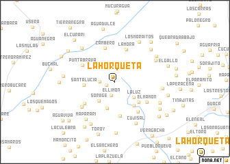 map of La Horqueta