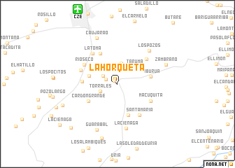 map of La Horqueta