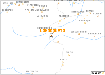 map of La Horqueta