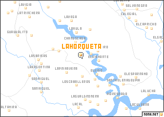 map of La Horqueta