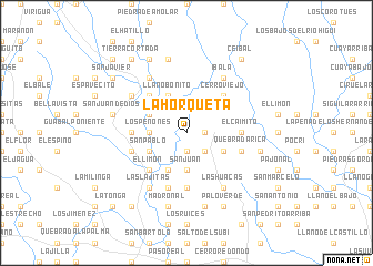 map of La Horqueta