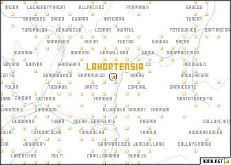 map of La Hortensia