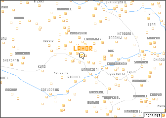 map of Lahor