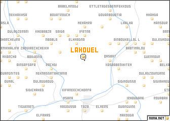 map of Lahouel