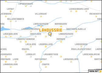 map of La Houssaie