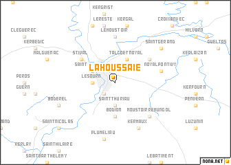 map of La Houssaie