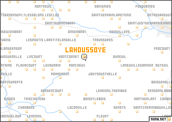 map of La Houssoye