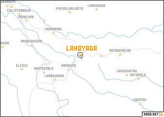 map of La Hoyada