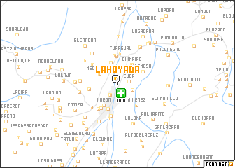 map of La Hoyada