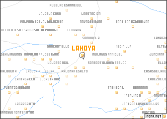 map of La Hoya