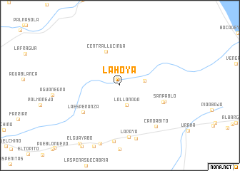 map of La Hoya